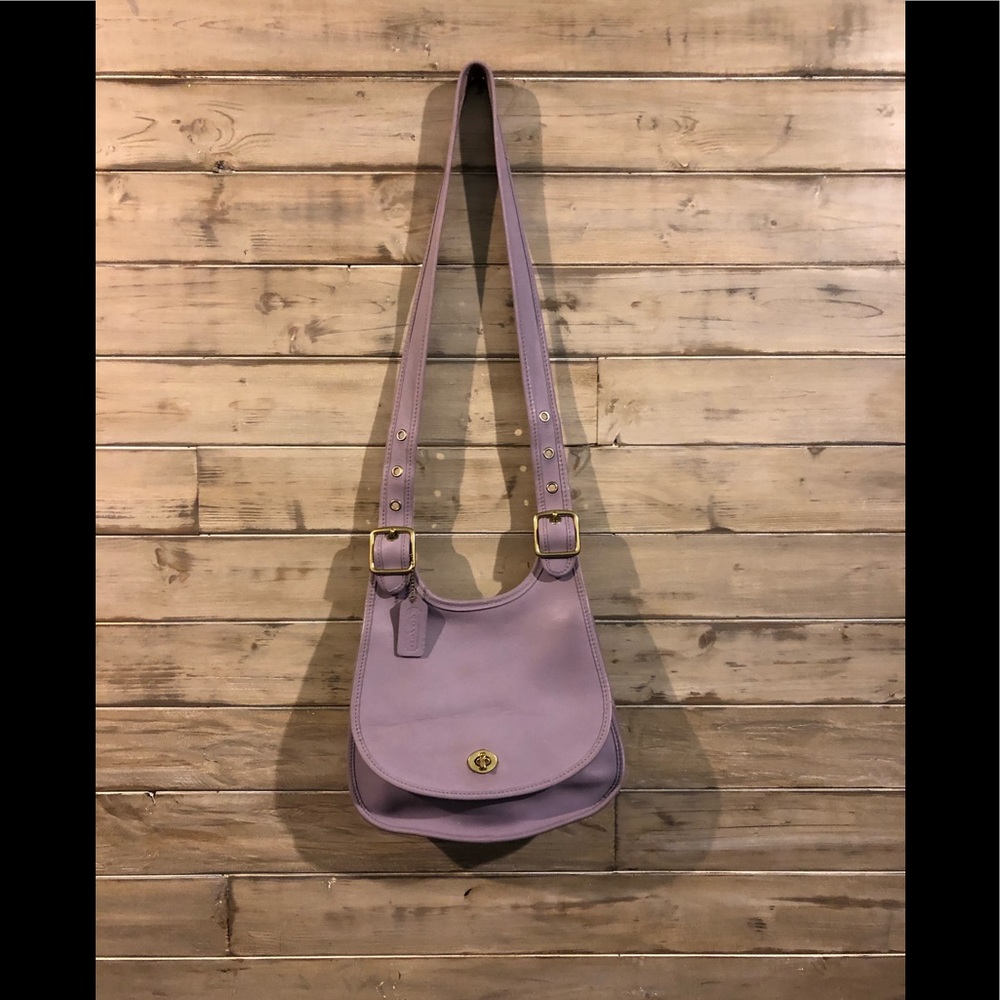 Vintage Berkeley coach saddle bag